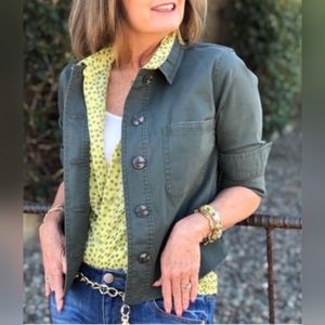 CAbi Crossroads Jacket Size Medium #5298 EUC